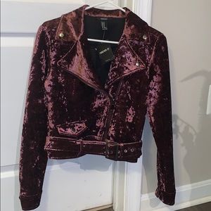 Forever 21 casual purple/burgundy jacket.